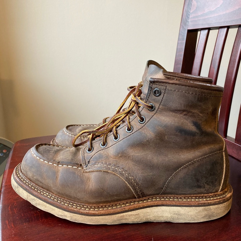 Redwing Heritage Mock Toe - Concrete Rough & Tough